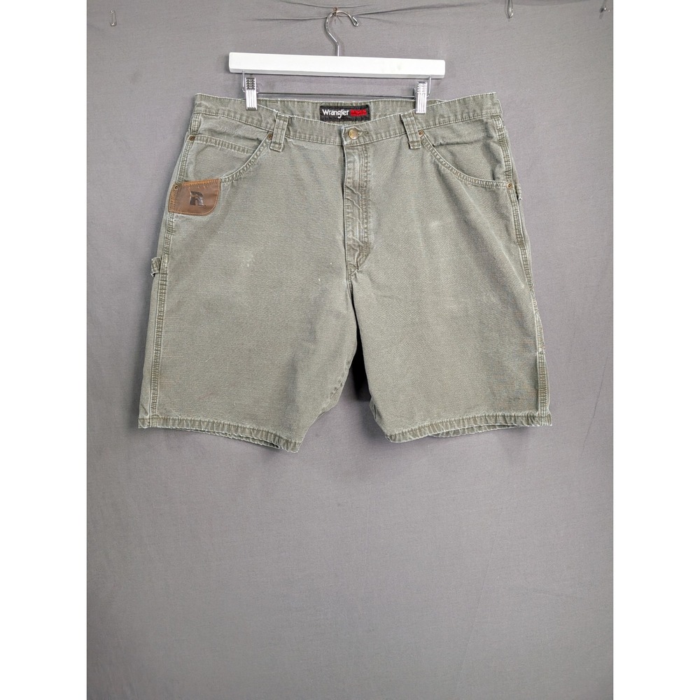 Wrangler RIGGS Workwear Mens Carpenter Shorts Green 103W32OLD Size 40